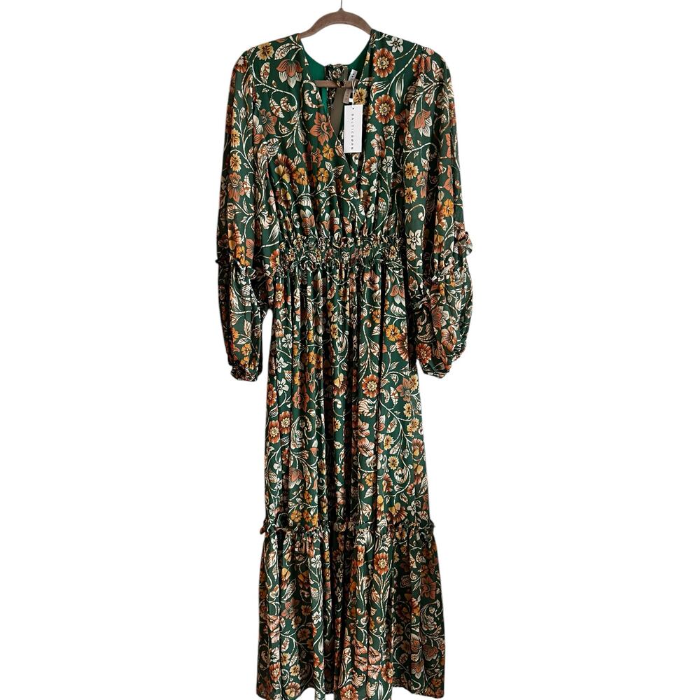 Baltic Born Green Floral Maxi Dress